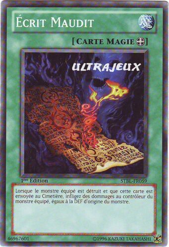 Yu-Gi-Oh! - Stbl-Fr059 - Ecrit Maudit - Commune