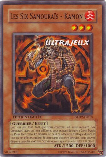 Yu-Gi-Oh! - Gld2-Fr018 - Les Six Samouraïs - Kamon - Commune