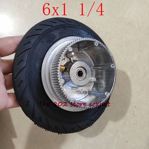 Roue De Pneu 6x1 1/4 Roue 150mm | Moyeu En Aluminium, Tube Intérieur, Scooter Électrique, Pneu Pneumatique 6 Pouces, Ceinture De Scooter Électrique