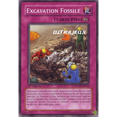 Yu-Gi-Oh! - Potd-Fr058 - Excavation Fossile - Commune