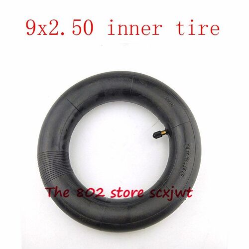 Pneu Intérieur De Moto Scooter | Pneu Pliant, Pneu Électrique/Gaz, Tube Intérieur 9x2.50, 9*2.50, Convient À La Moto Scooter (Pour Pneu 85/65-6.5)