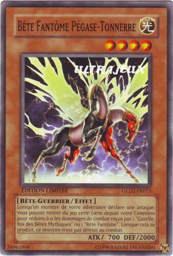 Yu-Gi-Oh! - Gld2-Fr013 - Bête Fantôme Pégase-Tonnerre - Commune