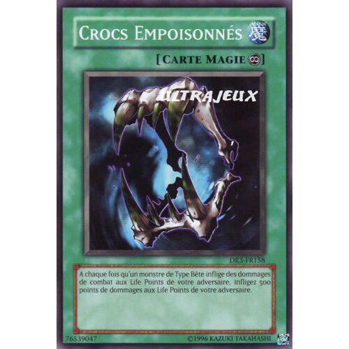 Yu-Gi-Oh! - Dr3-Fr158 - Crocs Empoisonnés - Commune
