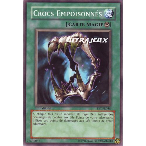 Yu-Gi-Oh! - Fet-Fr038 - Crocs Empoisonnés - Commune