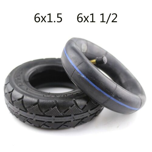 Pneus 1/2 6x1 6x1.5 6x1 | Livraison Gratuite, Ensemble De Pneus Et De Tubes Intérieurs De Scooter Électrique, Chaise À Roues De Camion