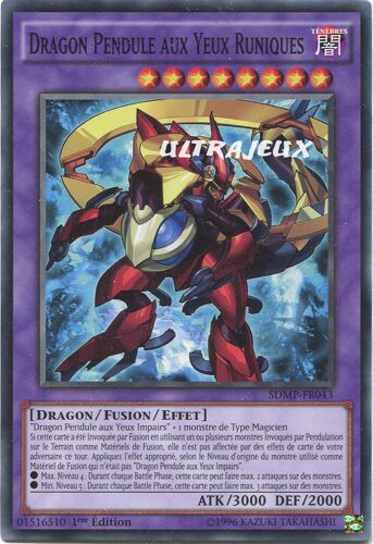 Yu-Gi-Oh! - Sdmp-Fr043 - Dragon Pendule Aux Yeux Runiques - Commune