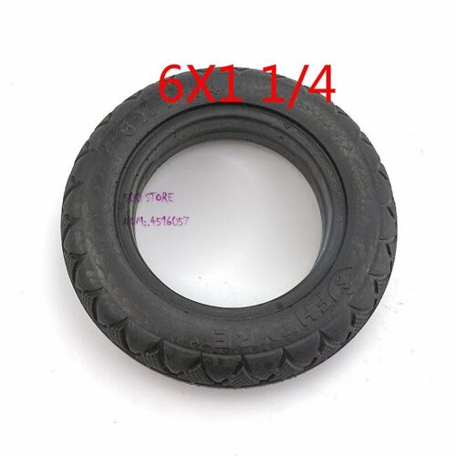 Pneus Solides De 6x1 1/4 Pour Scooter Électrique De 6 Pouces, Mini Voiture Électrique, Pneus Solides Non Gonflables, Livraison Gratuite