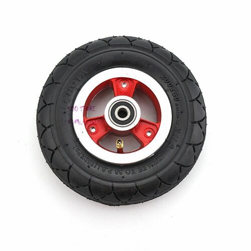 Pneu De Haute Qualité 200x50 Avec Moyeu De Roue 8 \""Pour Scooter Électrique 200x50, Chambre À Air