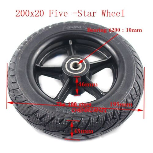 Moyeux Et Pneus Haute Performance De 6.5 Pouces, Roues Pour Scooter Électrique Intelligent Et Pliable, Longboard Électrique Hoverboard, Livraison Gratuite