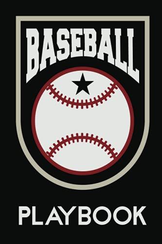 Baseball Playbook: Diagrams Coaching Journal, Strategies Training Sessions, Black Cover
