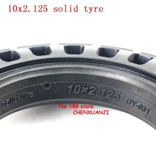 Pneu Solide En Nid D'abeille Hoverboard 10x2.125, Pour Scooter Électrique À Auto-Équilibrage Intelligent, Pneu Non Gonflable 10 Pouces 10x2