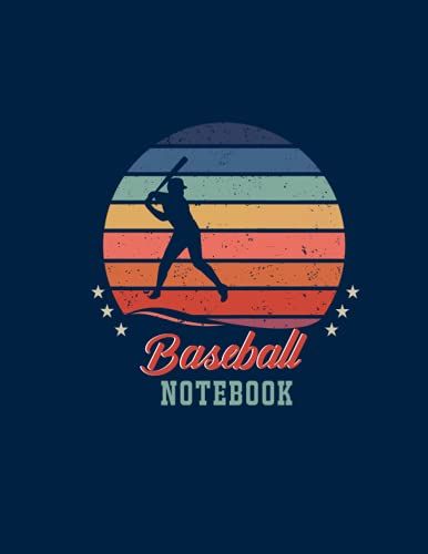 Baseball College Ruled Notebook: 8.5x11 Composition Book For Baseball Lover