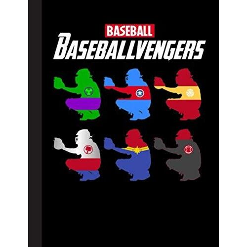 Baseballvengers Notebook: Baseball College Ruled Lined Pages Book. Perfect Gift For Baseball Lovers, Students, Teachers (8.5 X 11)