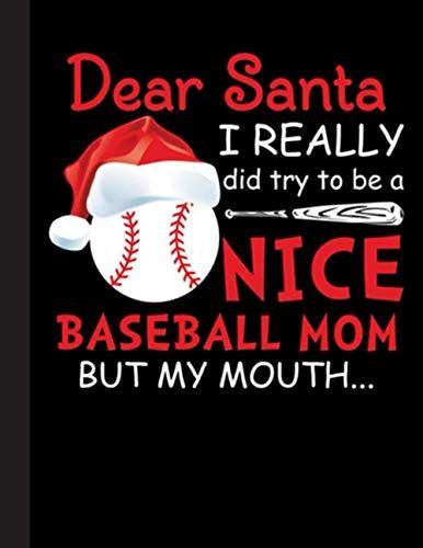 Nice Baseball Mom Notebook: Baseball College Ruled Lined Pages Book. Perfect Gift For Baseball Lovers, Students, Teachers (8.5 X 11)