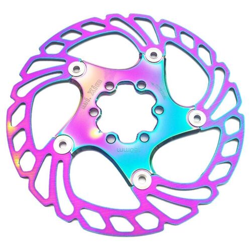 Disque De Frein De Vélo De Montagne Flottant En Acier Inoxydable, Arc-En-Ciel