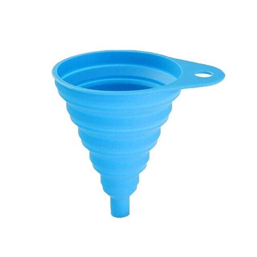 Entonnoir Universel Pliable En Silicone, Pour Moteur D'automobile, Essence, Huile, Carburant, Diesel, Liquide, Lave-Linge, Changement De Fluide, Remplissage, Transfert, Universel