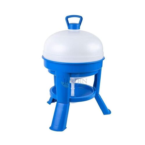 Abreuvoir Poule 20 Litres Plastique Sur Pieds, Abreuvoir Volailles 46x62,5 Cm