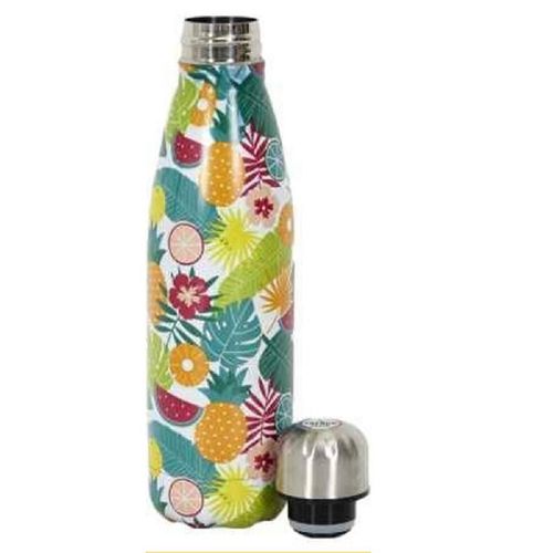 Bouteille Isotherme Fleurie 50cl - Couleur Aleatoire