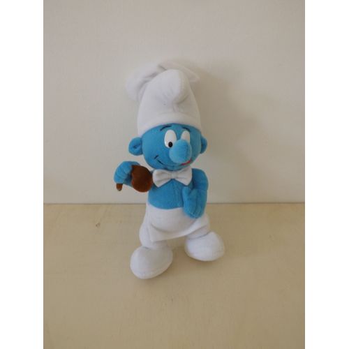 Doudou Peluche Schtroumpf Cuisinier