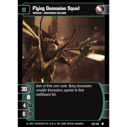 Star Wars Tcg : Flying Geonosian Squad - 136/180 - Vo