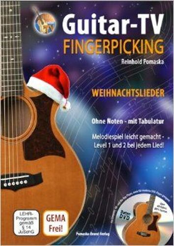 Guitar-Tv: Fingerpicking - Weihnachtslieder (Mit Dvd)