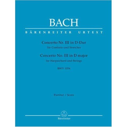Concerto Nr. Iii Für Cembalo Und Streicher D-Dur Bwv 1054