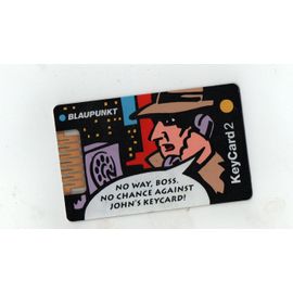KeyCard2 Blaupunkt Carte de Sécurité Autoradio Carte Code Clé.