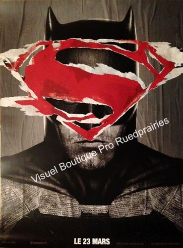 Batman V Superman : L¿Aube De La Justice - Véritable Affiche De Cinéma Roulée- Format 120x160 Cm - De Zack Snyder Avec Ben Affleck, Henry Cavill, Amy Adams, Jesse Eisenberg, Diane Lane - 2016