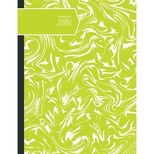 Dot Graph Paper Journal: A Dot Grid Notebook, Large Composition Journal With Dotted Paper 8.5 X 11 Inches | 106 Pages, Assorted Colors (Minimalist - Assorted Marble Colors (Glossy Cover))