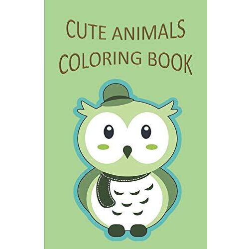 Cute Animals Coloring Book: Cute Animals Coloring Book