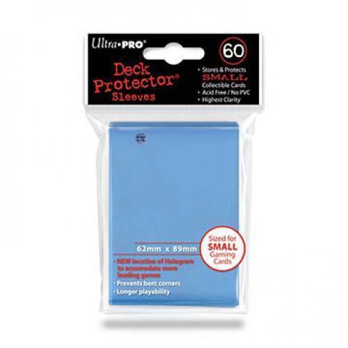 Accessoires - Protèges Cartes Format Jap - Sleeves Ultra-Pro Mini Par 60 Bleu Mc