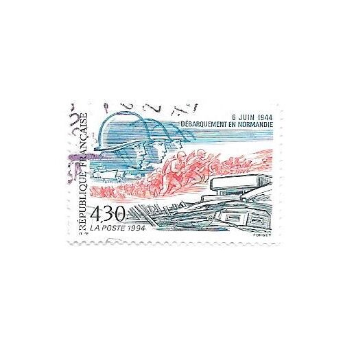 Timbre Oblitéré De 1994,N°2887.Le Débarquement.