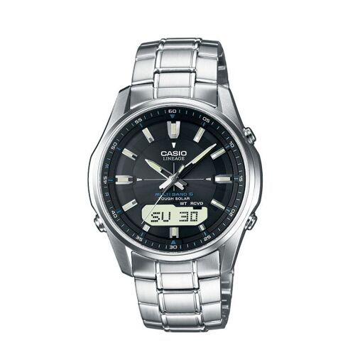 Casio Montre Argent Analogique - Digital Hommes Radio Controlled Watches Lcw-M100dse-1aer