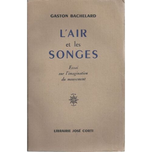 L'air Et Les Songes. Essai Sur L'imagination Du Mouvement.
