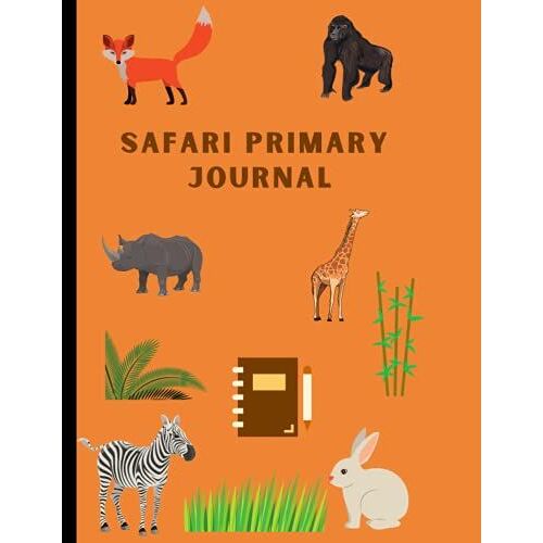 Safari Primary Journal: Primary Composition Notebook