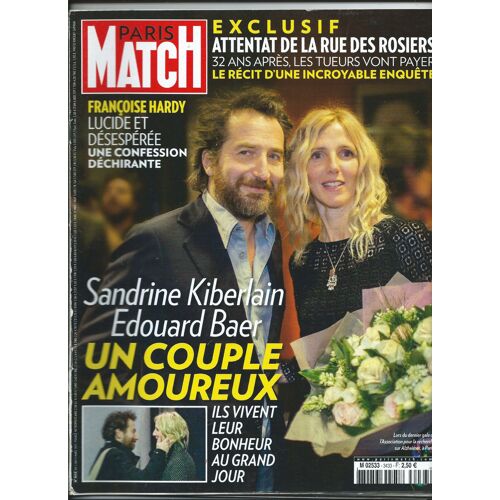 Paris Match 05/03/2015 Sandrine Kiberlain Et Edouard Baer, Luce, Yseult, Marjane Satrapi, David Bowie, James Taylor, Julien Doré, Françoise Hardy, Lupita Nyong'o, Jean Ferrat, Véronique Genest