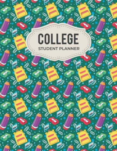 College Student Planner: College Students For Class Time Weekly Class Timetable Assignment Tracker Schedule Notebook Study Daily Planner