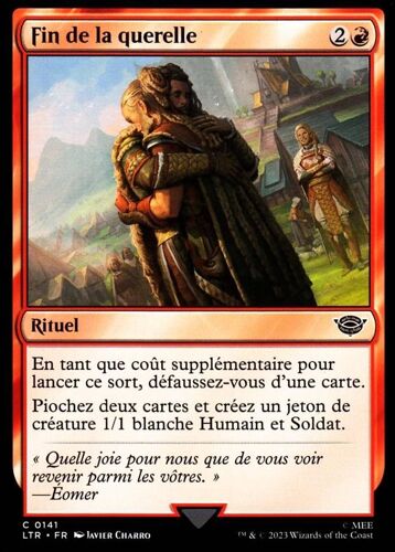 Fin De La Querelle - Magic - Le Seigneur Des Anneaux - Chroniques De La Terre Du Milieu - C - 141