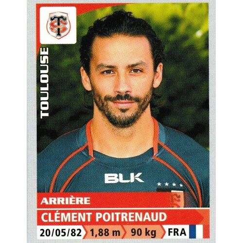 N° 262 - Stickers Image Panini Rugby 2014 / 2015 - Clement Poitrenaud