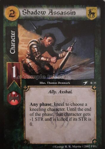 Carte A Game Of Thrones Ccg - Shadow Assassin R#35