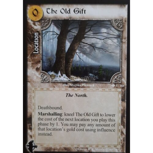 Carte A Game Of Thrones Ccg - The Old Gift U#164
