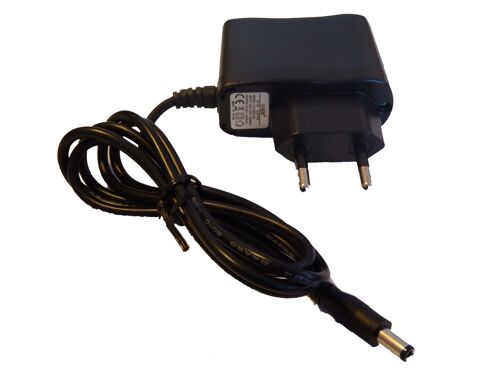 vhbw Adaptateur secteur compatible avec Uebe Visomat OZ10, OZ100, OZ20 tensiomètre - Remplacement pour Uebe PZN-03558547, SW06-060E, Typ A - 110cm