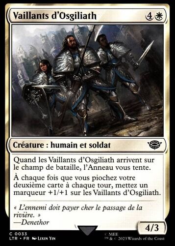 Vaillants D' Osgiliath - Magic - Le Seigneur Des Anneaux - Chroniques De La Terre Du Milieu - C - 33