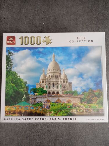Puzzle King 1000 Pieces Collection City "Basilique Sacre Coeur Paris"