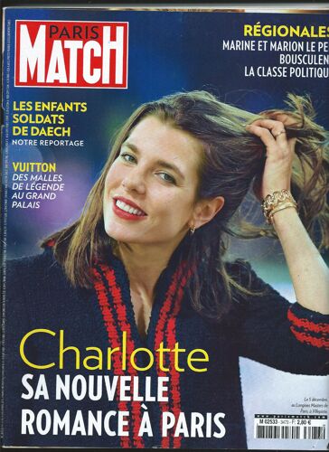 Paris Match 10/12/2015 Saga Star Wars, Joachim Trier, Corrs, Frank Sinatra, Thylane Blondeau, Daniel Auteuil, Exposition Louis Vuitton, Angelina Jolie, Gautier Capuçon, Davy Sardou