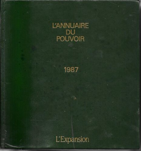 L'annuaire Du Pouvoir 1987