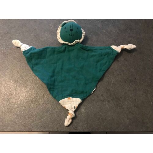 Doudou Plat Lion Triangle Vert