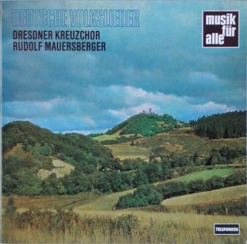 Dresdner Kreuzchor Deutsche Volkslieder Lp