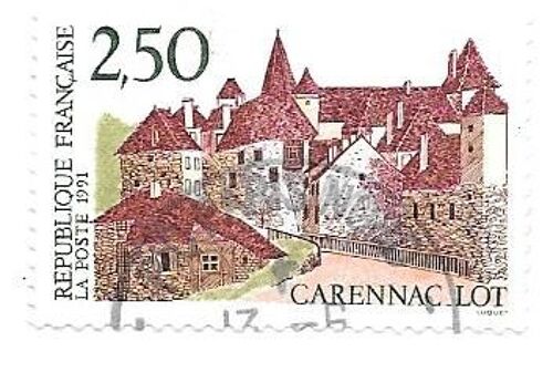 Timbre Oblitéré De 1991,N°2705.Carennac (Lot).