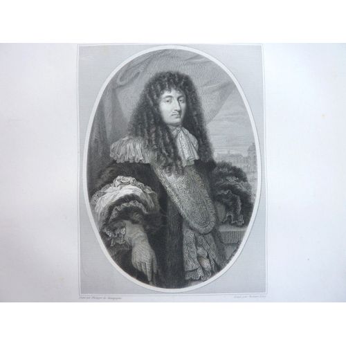 France Versailles Roi Louis Xiv Philipe De Champaigne Galeries Historiques Gravure Originale